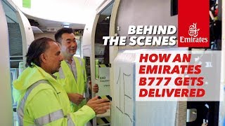 Behind The Scenes  How an Emirates B777 Gets Delivered [upl. by Eittod]