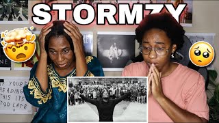 MY MOM REACTS TO UK RAPPER STORMZY FOR THE FIRST TIME BREATHTAKING Favour [upl. by Auqcinahs]