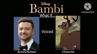 Disneys LiveAction Movie Remake Fancast of Bambi Justin Timberlake as Bambi Read Description [upl. by Aerdma]