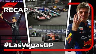 Verstappen feiert 4 TITEL Hamilton Aufholjagt amp Ferrari in Trouble  RACE RECAP  LasVegasGP 🇺🇸 [upl. by Leivad697]