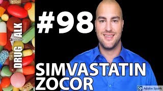 SIMVASTATIN ZOCOR  PHARMACIST REVIEW  98 [upl. by Kcirb]