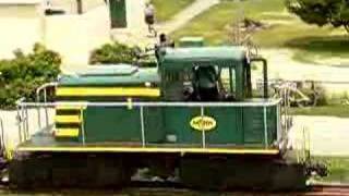 Maine Narrow Gauge Railroad excursion train [upl. by Eromle]