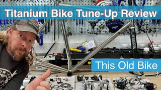 Titanium Litespeed Bike TuneUp review  Preparing Parts for Installation [upl. by Farley162]