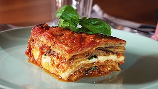 Authentic Italian Aubergine Parmigiana [upl. by Maxie]