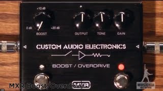 MXR Boost Overdrive Pedal MC402 Guitar Pedal Review  GearUP on TMNtv [upl. by Chalmers]