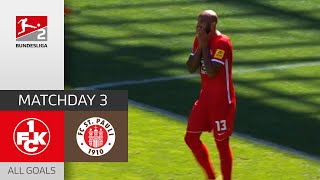 Kaiserslautern Stay Unbeaten  1FC Kaiserslautern  St Pauli 21  All Goals  MD3 – Bundesliga 2 [upl. by Okoy]