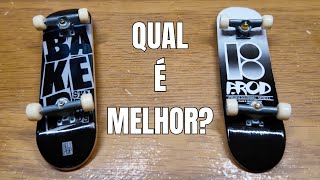 QUAL TECH DECK É MELHOR  FINGERBOARD SKATE DE DEDO [upl. by Arekat]