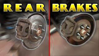 Rear Brake Pads amp Rotors Replacement  Mitsubishi Outlander [upl. by Laux]