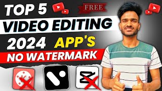 Top 5 video editing app for android  No watermark  5 best video editing app  2024 [upl. by Kwabena908]