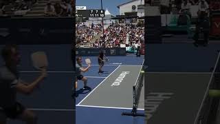 FrazierJohnson v PatriquinTellez at the Select Medical Orange County Cup 11 shorts pickleball [upl. by Ramma]