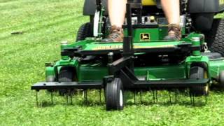 Zero Turn Mower Dethatcher by Country Manufacturing Inc [upl. by Nahgeam107]