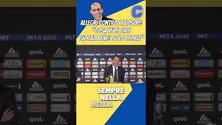 Allegri umilia i filosofi “Cosa vuol dire giocar bene C’è chi vince e chi non vince mai” [upl. by Fablan274]