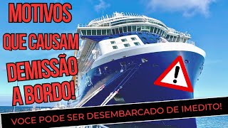 Motivos que fazem você perder seu emprego no navio [upl. by Noffihc979]