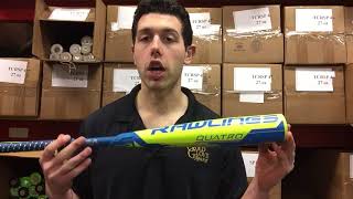 Closeoutbatscom Rawlings Quatro 258quot USA VS Quatro 234quot USSSA 2018 [upl. by Faux180]