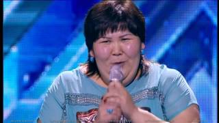 Гульзат Ескалиева X Factor Казахстан Прослушивания Вторая Серия Пятый сезон [upl. by Anelas213]