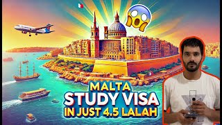 Malta study visa success storyVisa in just 45 lahk👽Malta study visachahal vlogs [upl. by Rubi]