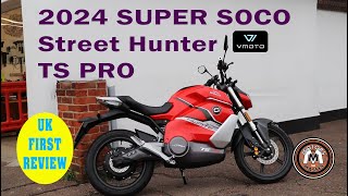 NEW Super Soco Street Hunter TS PRO UK First Review [upl. by Leith]