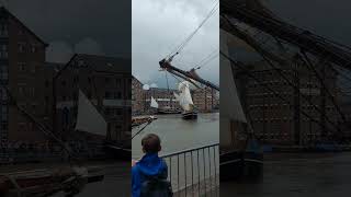 Tall ships at Gloucester Historic Docks [upl. by Eelirak800]