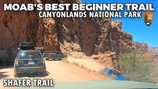 Shafer Trail Moab Utahs Most Popular Beginner Friendly Trail [upl. by Kirre]