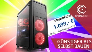 DIESER 1000€ GAMING PC von CSL ist GÜNSTIGER als Selbstbau Trotzdem schlecht KreativeFragen 124 [upl. by Aihsek]