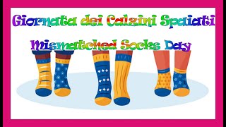 🧦Giornata dei Calzini SpaiatiMismatched Socks Day🧦 ITAENG  AforismaCitazione n490 [upl. by Aydiv]