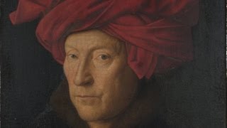 Jan van Eyck Portrait of a Man in a Red Turban SelfPortrait 1433 [upl. by Blessington913]