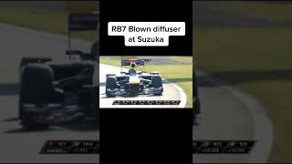 RB7 Blown diffuser 😮😥😥 F1 Sound Insane Short [upl. by Ahsyekal22]