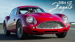 Aston Martin DB4 GT Zagato Continuation Track Review  Carfection 4K [upl. by Atterehs]