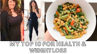 MY TOP 10 VEGAN Foods for Health and Weight Loss  Whole Food Plant Based Diet [upl. by Lleihsad]