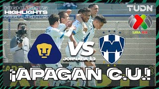 Resumen y goles  Pumas vs Monterrey  AP2023J13  Liga Mx  TUDN [upl. by Shermie]