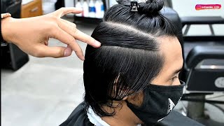 Basic Mens Haircut ⭐ Barber Tutorial  Longtrim [upl. by Bower]