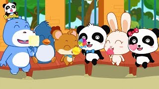 Baby Panda Shares Colored Candies ampLollipop  Magical Candy Machine  Love Sharing  BabyBus [upl. by Masry789]