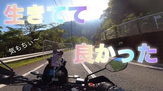 【最高のツーリング】今すぐバイクに乗りたくなる【最高のBGMで】vstrom250sx ツーリング＃日本百名城宇里井さきサキヌマー [upl. by Nyrmak953]