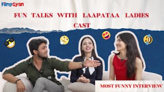 Most Funny Interview Of Laapataa Ladies Sparsh Shrivastava Pratibha Ranta Nitanshi Goel Kiran Rao [upl. by Nillek852]