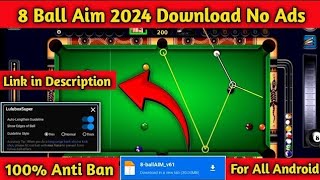 8Ball Pool Aim Tool LuluBox Version 2024 New Update  Free Download  Link in Description [upl. by Acinomahs]