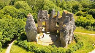 King Johns CastleOdiham Castle and the Basingstoke Canal4kHQT [upl. by Llertnek]