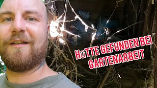 HÜTTE bei GARTENARBEIT gefunden😆 Sturmschaden endlich beseitigt🌩 Garden Guy🌲 [upl. by Paschasia509]