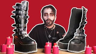 ITS NOT A PHASE MOM  What’s Inside Demonia Boots  CUT IN HALF [upl. by Idissac538]