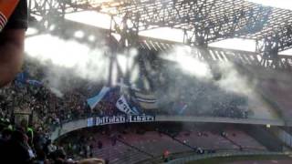 Napoli  Lazio 221109 CORO CURVA A  ENTRATA IN CAMPO LIVE [upl. by Caren]