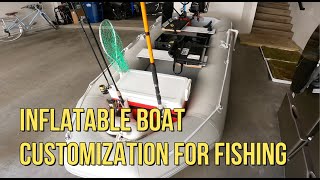 Inflatable Boat Customization For Fishing [upl. by Allveta]