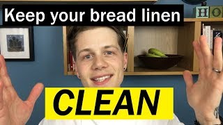 79 How to CLEAN your Bread Linen  Bake with Jack [upl. by Haeluj]