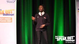 Chi Chi Nwafor Third Jack Petchey’s “Speak Out” Challenge BampD Regional Final 201819 [upl. by Etteyniv]