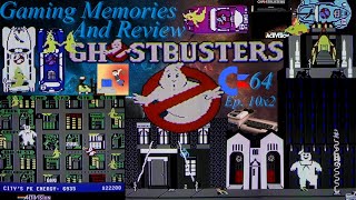 Ghostbusters  Commodore 64  Gaming Memories And Review [upl. by Adall57]