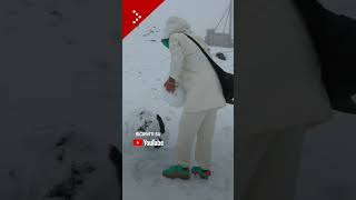 Etna torna la neve in cima al vulcano a quota 2500 metri [upl. by Aikaz]