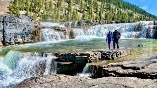 Kootenai Falls and the Swinging Bridge in 4K [upl. by Harberd]