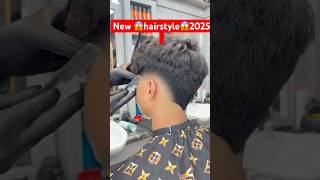 New hairstyle 2025 side face hairstyle site slope V shave hairstyle shorts 10million ￼￼￼ [upl. by Coussoule]