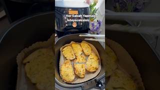 Pratik airfryer kahvaltılığı 😋 [upl. by Werbel432]