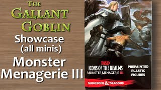 Monster Menagerie III  DampD Miniatures Icons of the Realms [upl. by Nerrag]