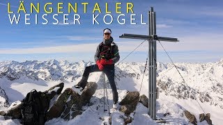 Längentaler Weisser Kogel 3218m  Traumhafte Skitour mit tollem Panorama  Sellrain [upl. by Zales711]