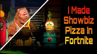 I made a working Showbiz pizza show tape in Fortnite Creative [upl. by Enened]